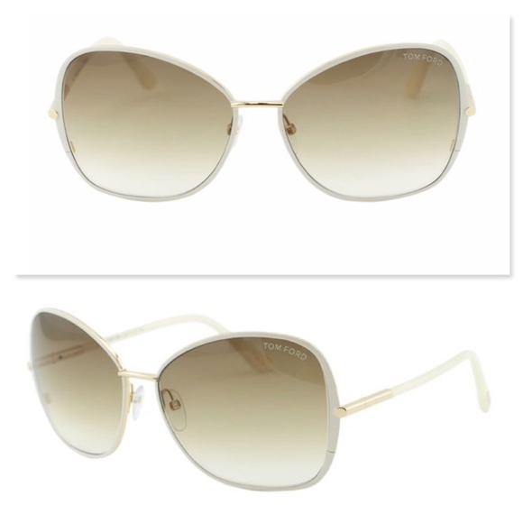 Tom Ford Accessories - New TOM FORD Gradient White Butterfly Sunglasses
